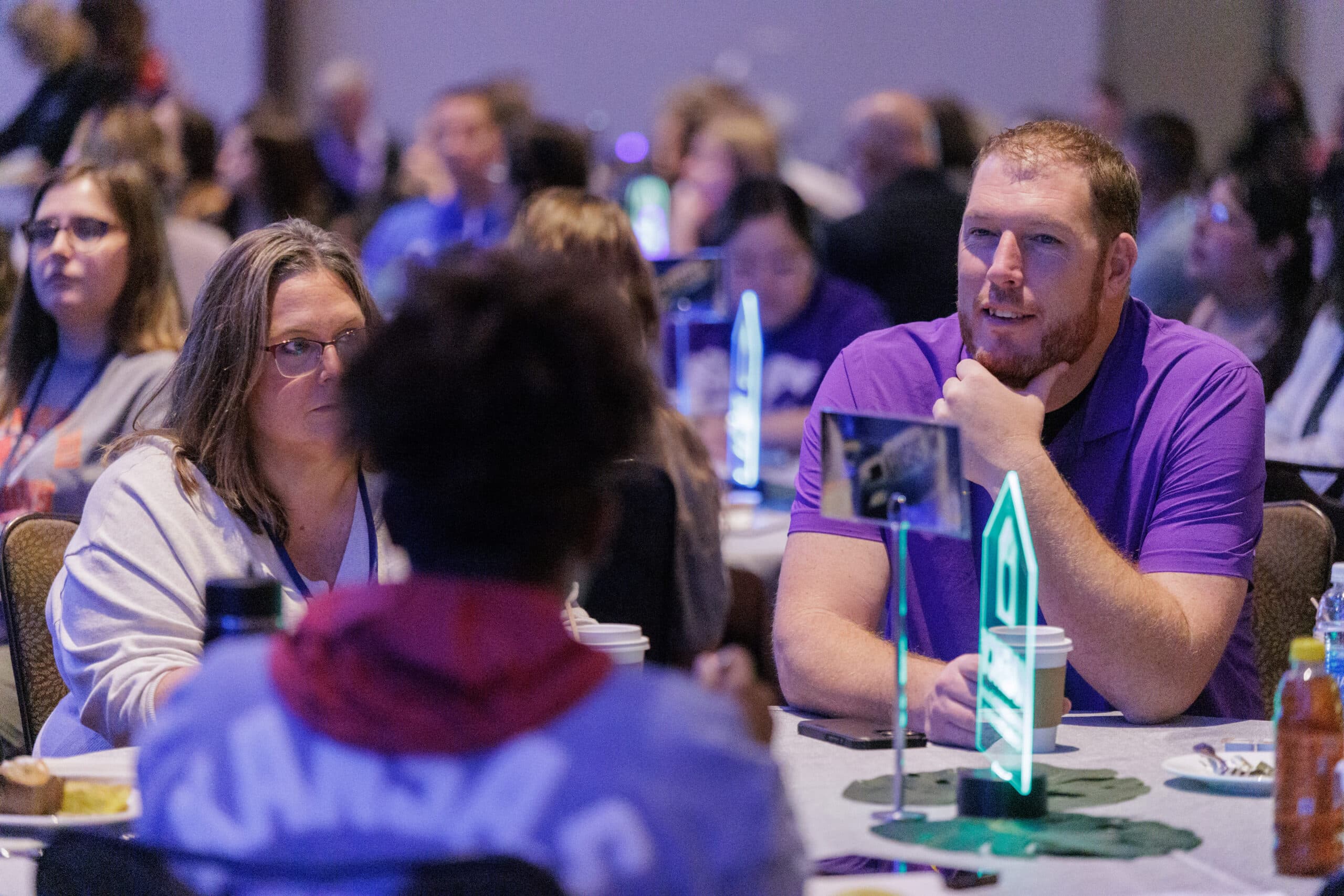 Members at annual conference general session